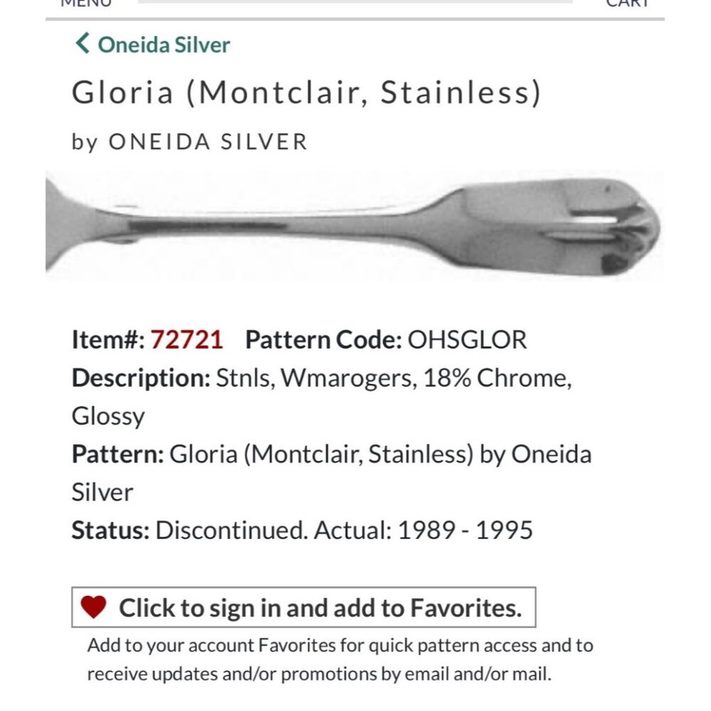 Oneida Silver Gloria Stainless Steel Tablespoons Set Of 4